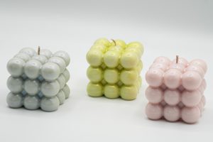 Bubble Cube Candle