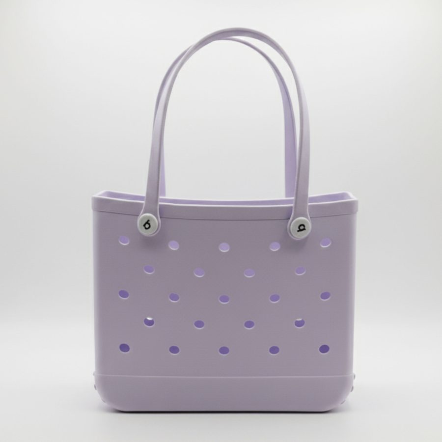 Stylish waterproof light lavender Bogg Bag tote for daily use in small size