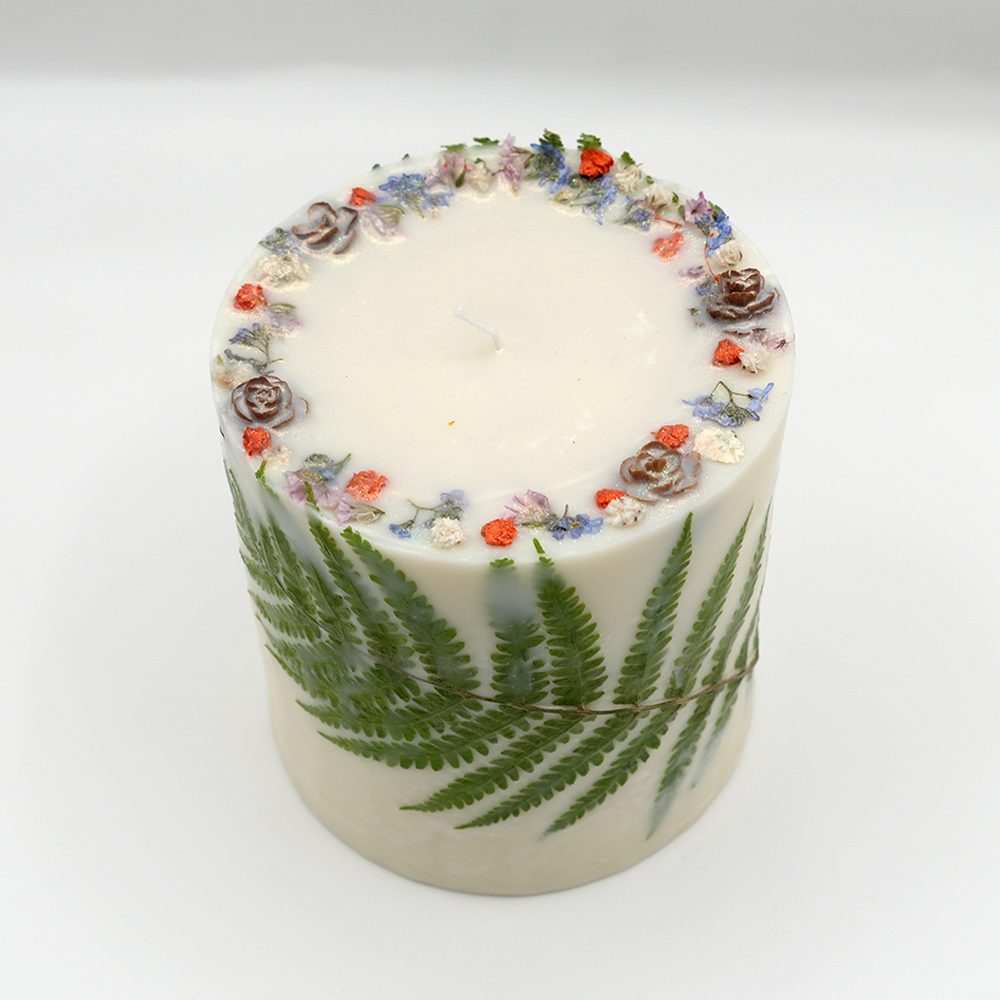 Green Botanical Candle – Passion Fruit - Image 5