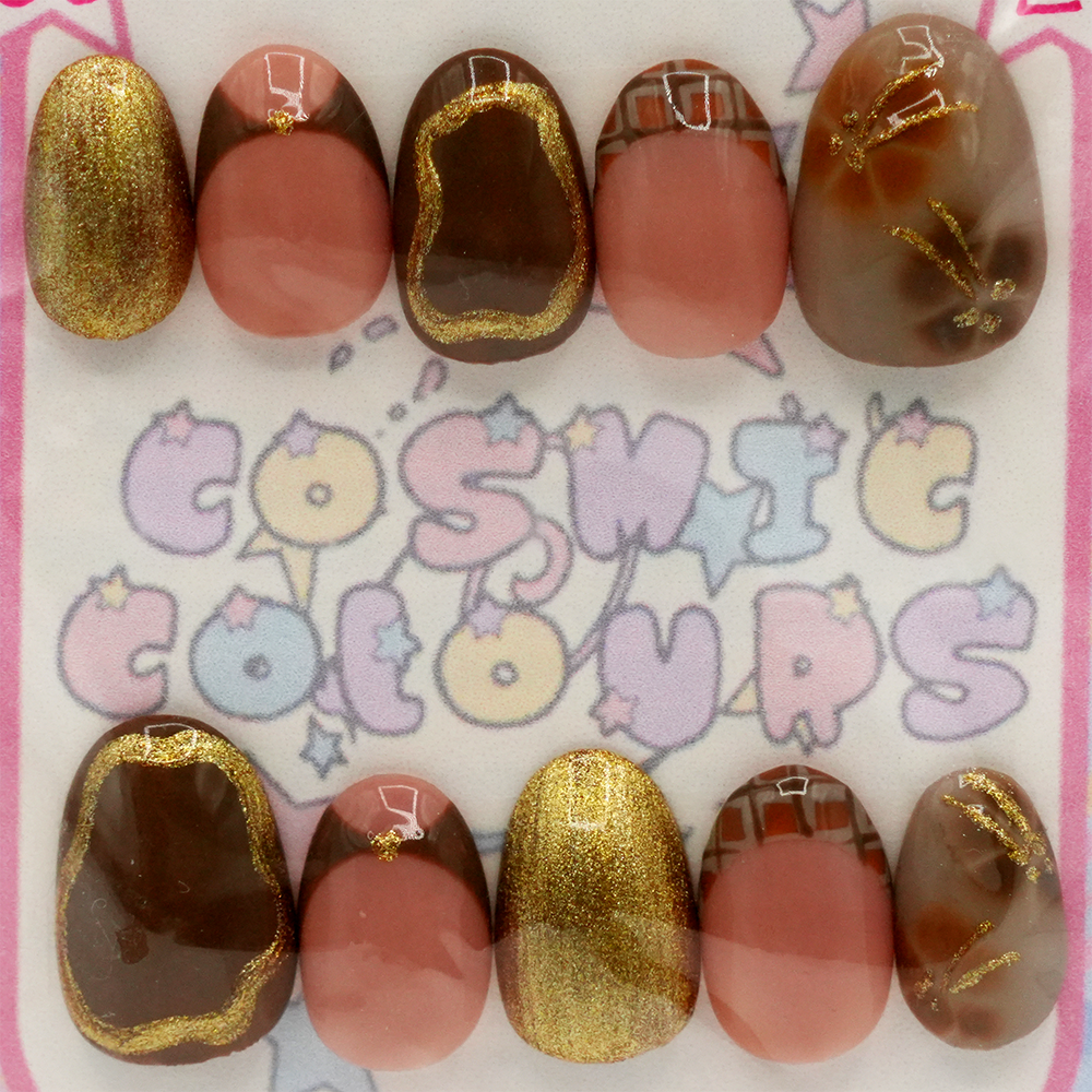 High Class Press-On Nails β Short Almond (Large) - Image 4