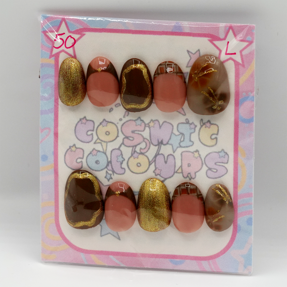 High Class Press-On Nails β Short Almond (Large) - Image 5
